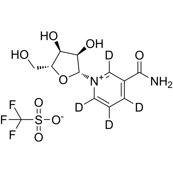 Nicotinamide riboside-d4 (triflate)